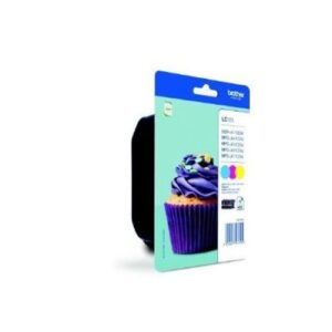 IJ2520 | Brother LC123 Rainbow Pack Ink Cartridges Cyan/Magenta/Yellw