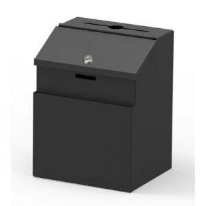 JA1018 | Twinco Locking Suggestion Box Black