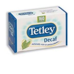 JA1177 | Tetley Decaf 160 Round Tea Bags 5001E