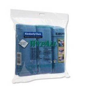 JA1480 | Wypall Microfibre Clng Cloth Dry/Damp MSurf Use Blu Pk6 8395