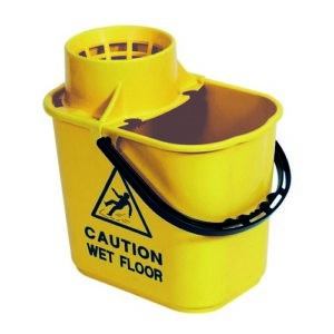 JA1764 | 2Work Mop Bucket/Wringer 15L Ylw