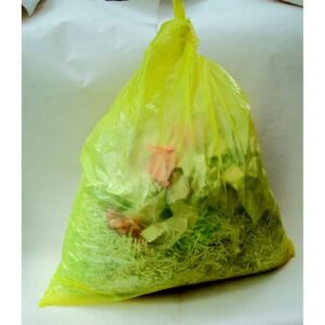 JA1848 | Polymax Coloured Refuse Sack Yellow Pack 200 0863
