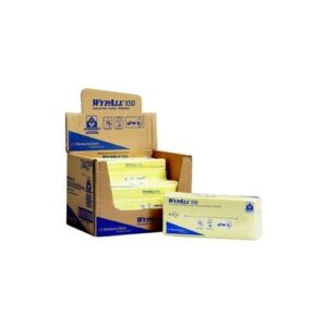 JA3037 | Wypall X50 Clng Cloths Abst Strn Non-Woven Tear-Res Ylw Pk50