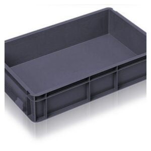 JA3512 | 76 Ltr Euro Container Grey L600xW400xH400mm