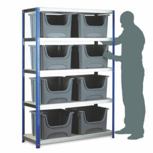 JA3519 | Eco-Rax H1800xW900xD450mm c/w 5 Chipboard Shelves