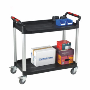 JA3536 | Plastic Tray Trolley Large 2 Shelves