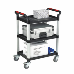 JA3537 | Plastic Tray Trolley Standard 3 Shelves