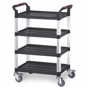 JA3539 | Plastic Tray Trolley Standard 4 Shelves