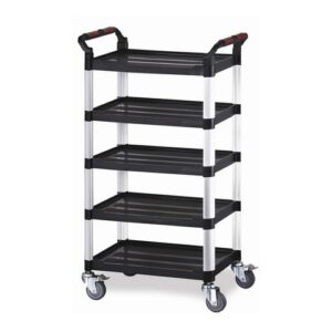JA3541 | Plastic Tray Trolley Standard 5 Shelves