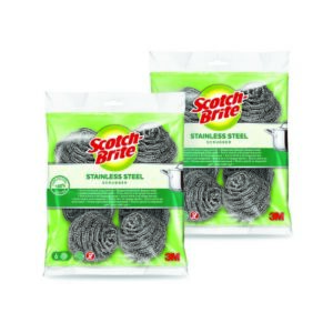 JA4633 | Scotch-Brite SSteel Scrub Pad Pk12