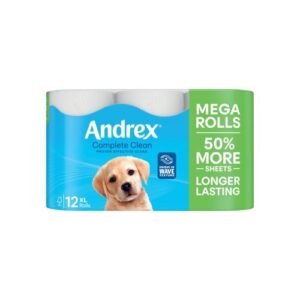JA4745 | Andrex Complete Clean Mega Roll Pk12