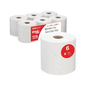 JA4746 | WypAll L20 7278 Paper Wipers Wht Pk6