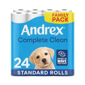 JA4757 | Andrex Complete Clean WC Roll Pk24