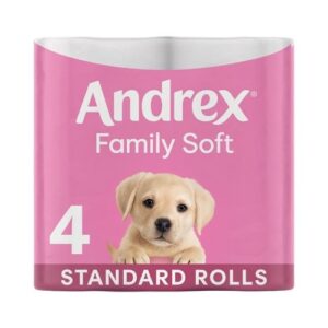 JA4758 | Andrex Family Soft WC Roll 6x4 Pk24