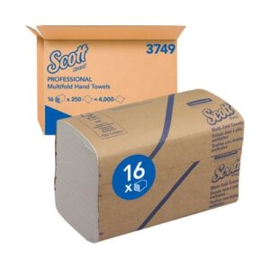 JA4762 | Scott Multifold H/Towels White Pk16