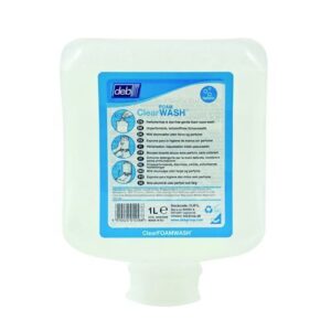 JA5181 | DEB Clear Foam Wash 1 Litre Cartridge Pack of 6 CLR1L