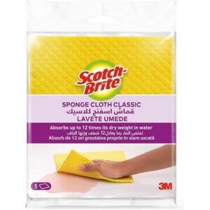 JA7219 | Scotch-Brite Sponge Cloth Yellow PK5