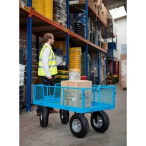 JA7255 | Platform Truck With Reach Compliant Whee