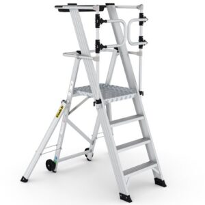 JA7272 | Large Platform Folding Steps 4 Tread