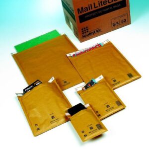 JF9021 | Mail Lite Gold Lwt Postal Bag A/000 110x160mm Int Pk 100