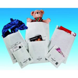 JF9022 | Mail Lite Lightweight Postal Bags 110x160mm White A000 PK100