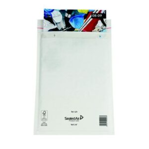 JF9034 | Mail Lite White Lightweight Postal Bag G4 240x330mm Pack 50