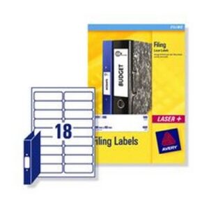 LA1023 | Avery Laser Labels 25 Sheets Pack 25 L7172-25