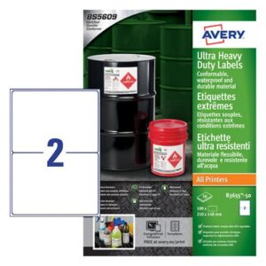 LA1092 | Avery Resistan Labels 148 x 210 mm Pack 100
