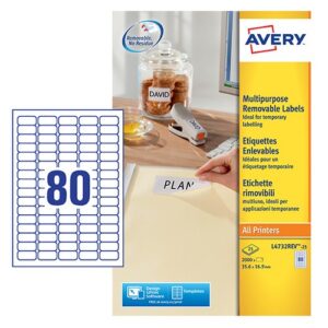 LA1453 | Avery Multi Labels 35.6 x16.9 mm 25s