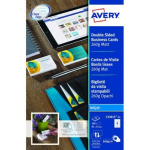 LA2001 | Avery Business Cards Manilla Pack 25 C32015-25
