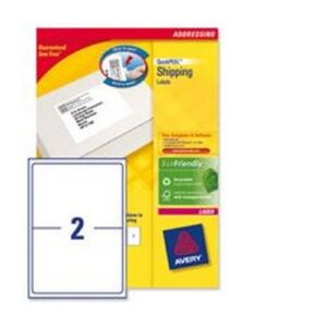 LA2079 | Avery Laser Labels 2tv 200x143.5mm L7168-100