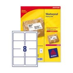 LA2133 | Avery Wprf Ship Lab 99.1 x 67.7mm 200 Labels Pk 25 L7993-25