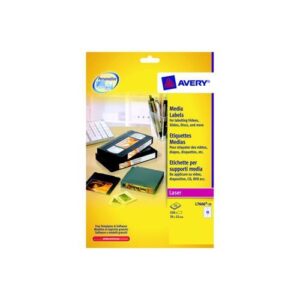 LA5963 | Avery 8tv Inkjet Labels Clear J8565-25