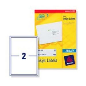 LA6576 | Avery Ijet Parcel Labels 2up 199.6x143.5mm Pk 100 J8168-100