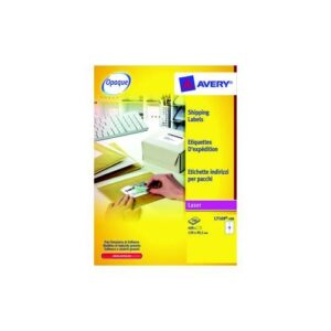 LA7893 | Avery Laser Labels 4 Per Sheet White Pack 100 L7169-100