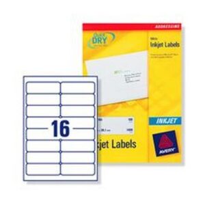 LA9210 | Avery Address Quick Dry Inkjet Laser Labels 99.1x34 Pack 100