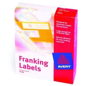 LA9269 | Avery Franking Label Machine 140x38mm Pack 1000 FL01