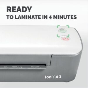 LM3108 | Fellowes Ion Laminator A3 Wht/Grey