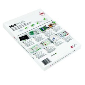 LM9760 | GBC Matt Laminating Pouches A4 2x75 Micron Pack 100 3747240