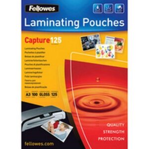 LM9769 | Fellowes A3 125 Micron Laminating Pouches Pack 100 5307506
