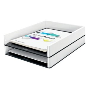 LT1210 | Leitz Letter Tray WOW Duo Colour White/Black