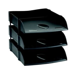 LT6357 | Avery Desktop Range Letter Tray Black DR100BLK