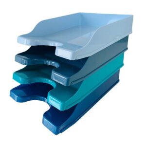 LT9507 | Deflecto Cool Breeze L/Trays 4PK Blue
