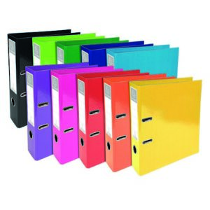 LV1163 | Iderama Lever Arch File 70mm Assorted Metal Finger Pull Pk10