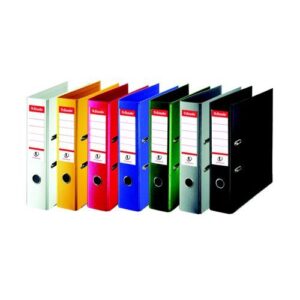 LV1216 | Esselte Polypropylene Lever Arch File 70mm A4 Black 811370