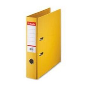 LV1221 | Esselte Polypropylene Lever Arch File 70mm A4 Yellow 811310
