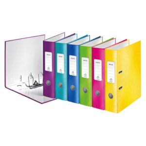 LV1298 | Leitz WOW Lever Arch File A4 80mm Yellow