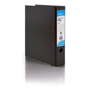 LV1482 | Initiative Lever Arch File A4 Black Metal Shoe and Thumbring