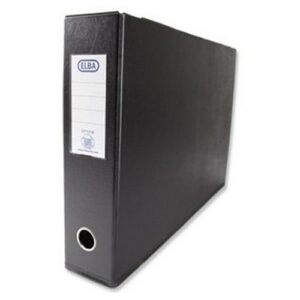 LV1485 | Elba A3 Landscape Black Plastic Lever Arch Files 100082430
