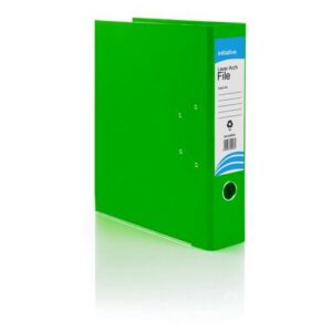 LV9141 | Initiative Lever Arch File A4 Green Metal Shoe and Thumbring